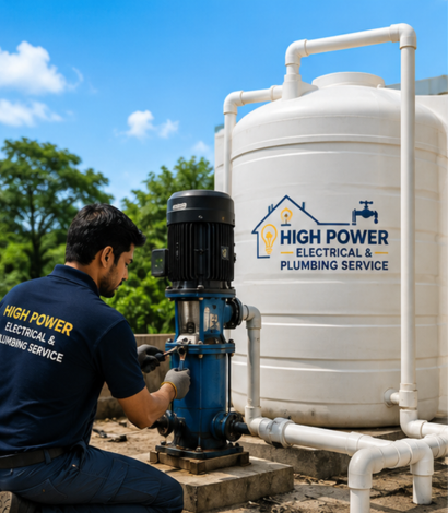 Borewell Motor and Water Tank Installation Services